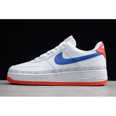 Nike Air Force 1 '07 Lv8 Beyaz / Kırmızı / Mavi Kaykay Ayakkabı Türkiye - HQEJJMCY